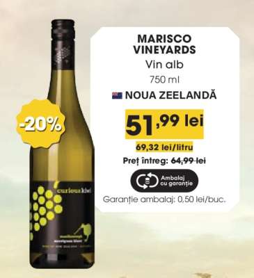 MARISCO VINEYARDS Vin alb