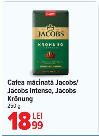 Cafea măcinată Jacobs/ Jacobs Intense, Jacobs Krönung