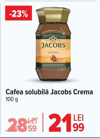 Cafea solubilă Jacobs Crema