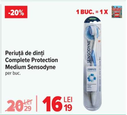 Periuță de dinți Complete Protection Medium Sensodyne