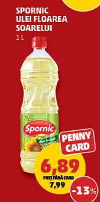 Spornic Ulei Floarea Soarelui 1L