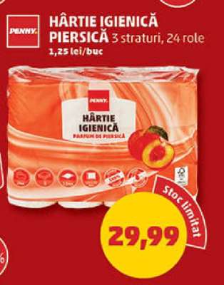 Hârtie igienică piersică