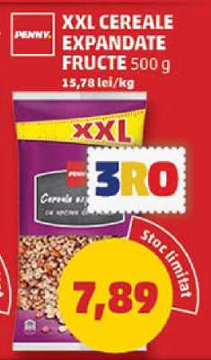 XXL Cereale Expandate Fructe 500 g