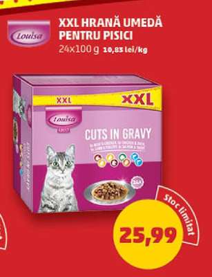 XXL Hrană Umedă pentru Pisici