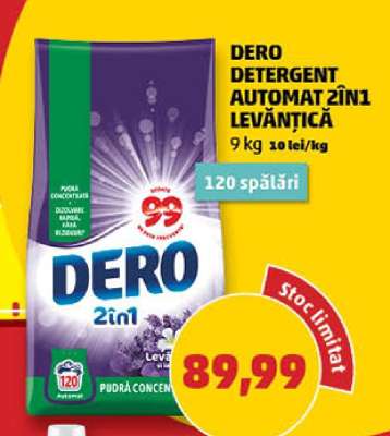 DERO Detergent Automat 2in1 Levănțică