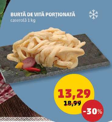 Burtă de vită porționată