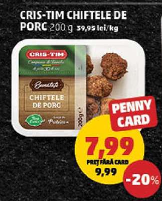 CRIS-TIM Chiftele de Porc