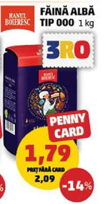 Făină Albă Tip 000 1 kg