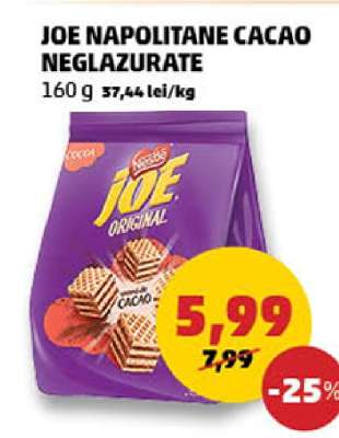 Joe Napolitane Cacao Neglazurate