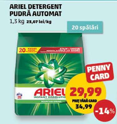 ARIEL DETERGENT PUDRĂ AUTOMAT