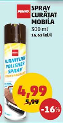 SPRAY CURĂȚAT MOBILĂ
