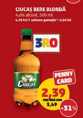 CIUCAŞ Bere blondă