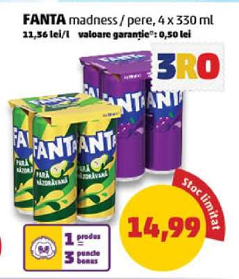 FANTA madness / pere, 4 x 330 ml