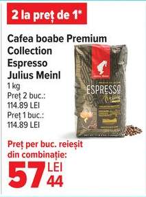 Cafea boabe Premium Collection Espresso Julius Meinl