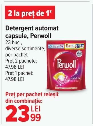 Detergent automat capsule, Perwoll