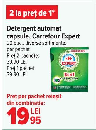 Detergent automat capsule, Carrefour Expert