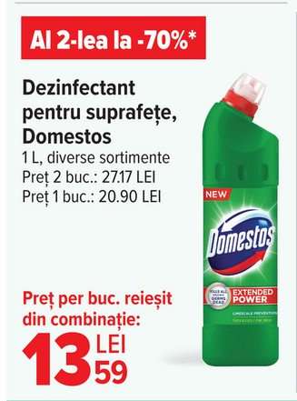 Dezinfectant pentru suprafețe, Domestos