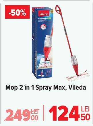 Mop 2 în 1 Spray Max, Vileda