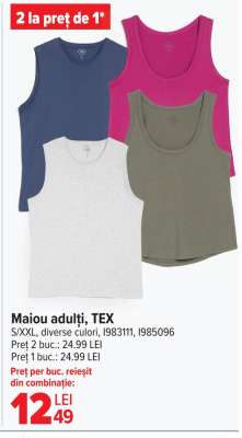 Maiou adulți, TEX