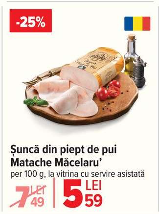 Șuncă din piept de pui, Matache Măcelaru'