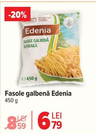 Fasole galbenă Edenia