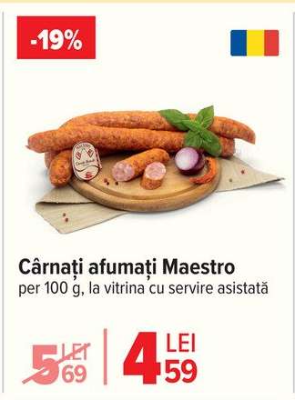 Cârnați afumați Maestro
