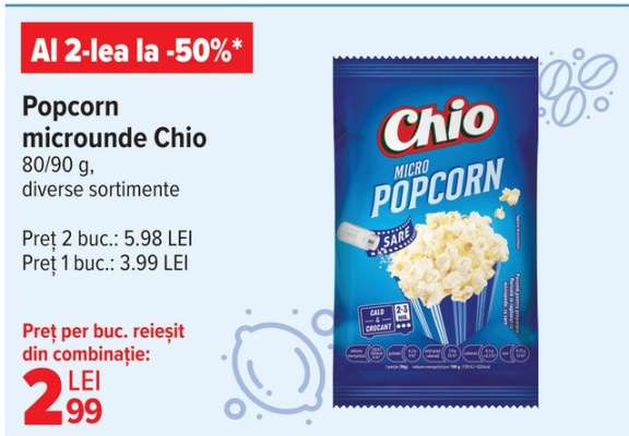Popcorn microunde Chio