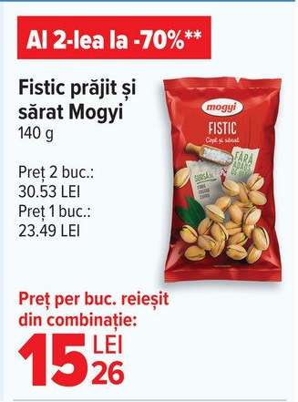 Fistic prăjit și sărat Mogyi