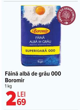 Făină albă de grâu 000 Boromir