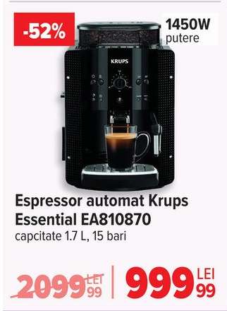 Espressor automat Krups Essential EA810870