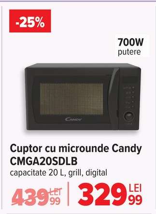 Cuptor cu microunde Candy CMGA20SDLB