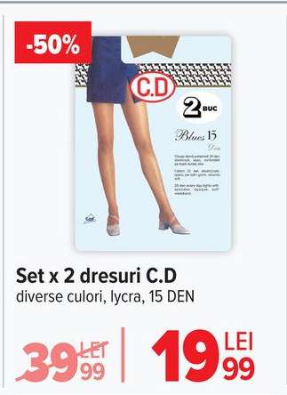 Set x 2 dresuri C.D
