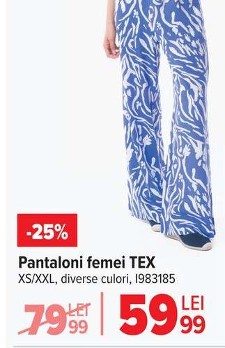 Pantaloni femei TEX