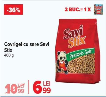 Covrigei cu sare Savi Stix