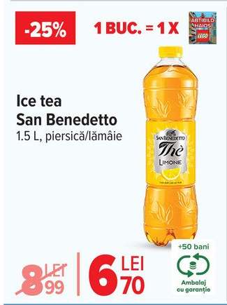 Ice tea San Benedetto