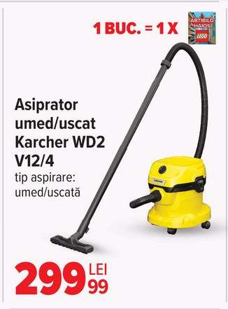 Aspirator umed/uscat Karcher WD2 V12/4