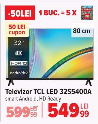 Televizor TCL LED 32S5400A