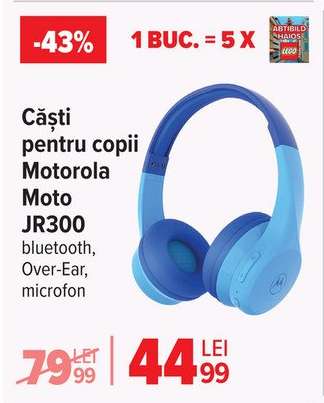 Căști pentru copii Motorola Moto JR300