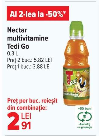 Nectar multivitamine Tedi Go