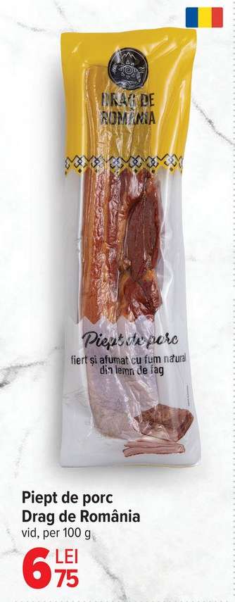 Piept de porc Drag de România