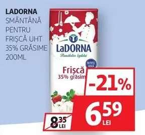 Ladorna Smântână pentru frișcă UHT 35% grăsime 200ml
