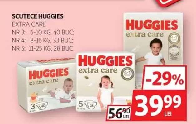 Scutece Huggies Extra Care