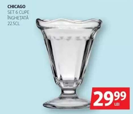 CHICAGO Set 6 Cupe Înghețată