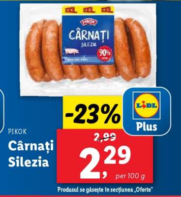 Pikok Cârnați Silezia