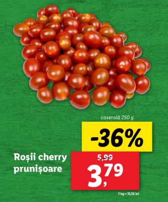 Roșii cherry prunișoare