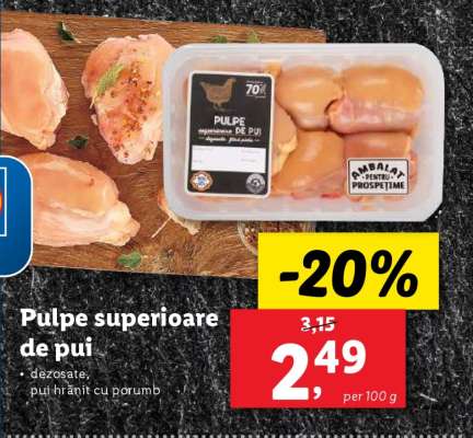 Pulpe superioare de pui