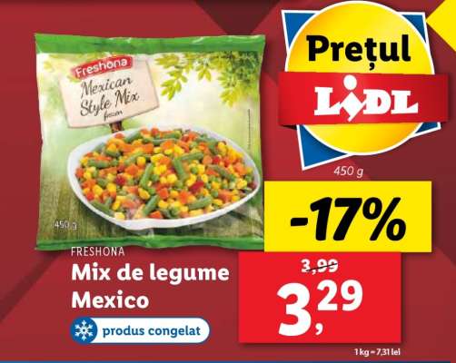 Mix de legume Mexico