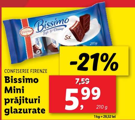 Bissimo Mini prăjituri glazurate