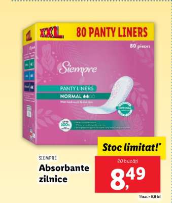 SIEMPRE Absorbante zilnice