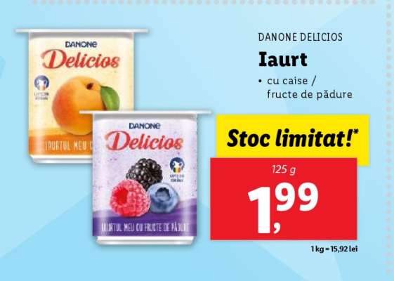 DANONE DELICIOS Iaurt
